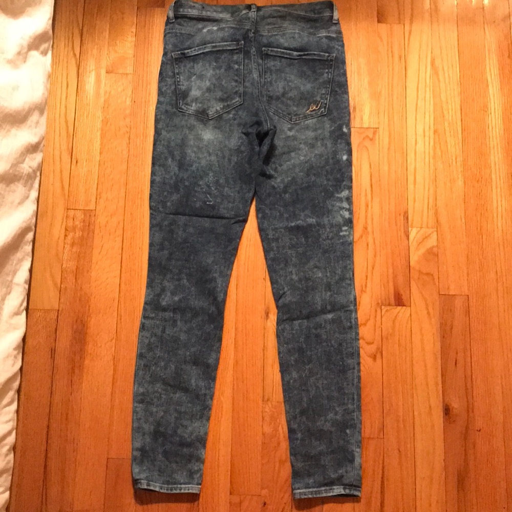 Express Legging Jeans High Rise Washed Design - Picture 5 of 6